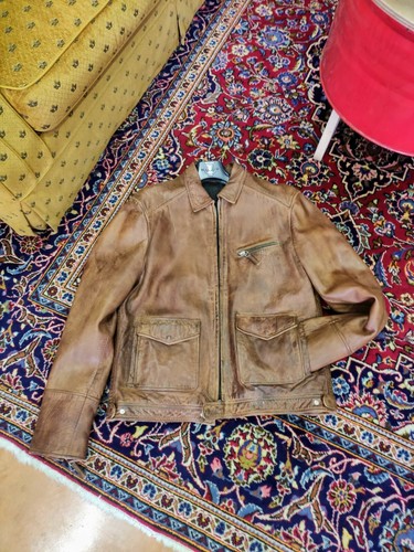 Giubbetto pelle vintage jack - vintage,