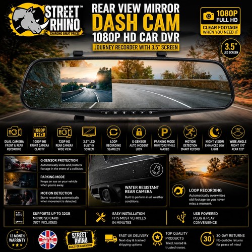 Specchio retrovisore dash cam - retrovisore,
