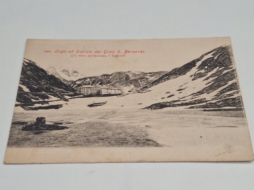 Cartolina vintage lago - cartolina,