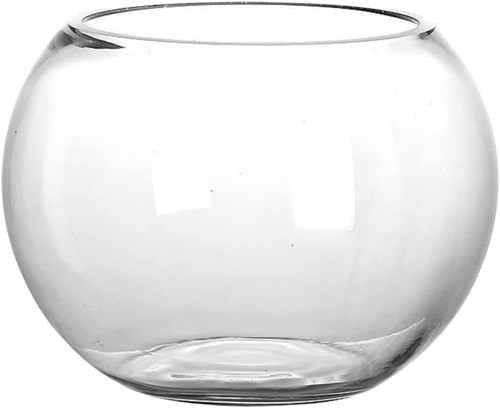 Vaso pesci vetro - di, chiaro
