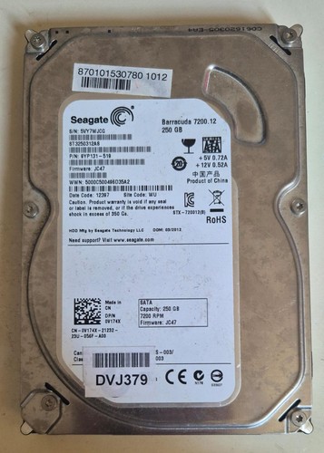 Seagate barracuda 250gb - seagate,
