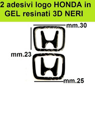 2 adesivi HONDA  GEL mm.30