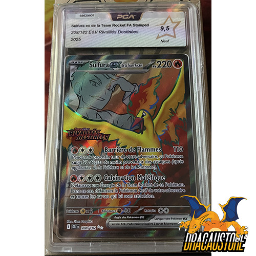 Carte pokémon sulfura ex - carte,