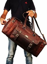 Pelle Vintage Borsone Uomo