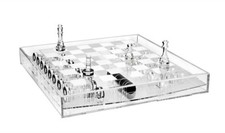 SCACCHIERA DA TAVOLO IPLEX Scacchiera Carlsen Trasparente in plexiglass