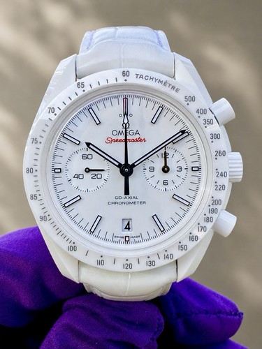 Omega speedmaster white side - speedmaster,