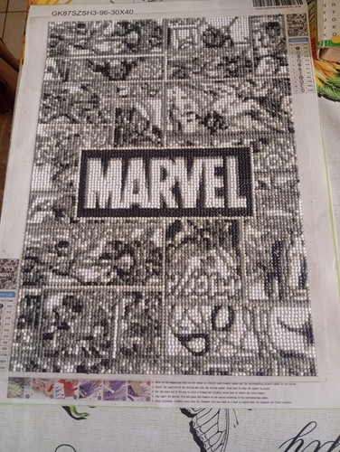 Quadro marvel diamond - marvel,
