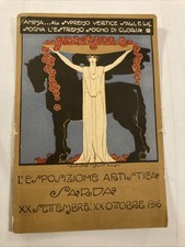 12154 1^ ESPOSIZIONE ARTISTICA SARDA 1916 SASSARI ILLUSTRATA MELKIORRE MELIS