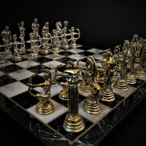 Set scacchi mitologia tavola