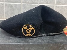 BASCO NERO E.I. CAVALLERIA BLINDATA  TG.58 VINTAGE.