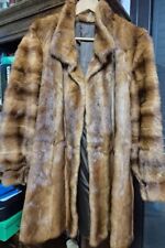 PELLICCIA DI VISONE GIACCONE MISURA 46/48