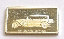LINGOTTO ARGENTO 1,6 GR 925/1000 COLLEZIONE AUTO D' EPOCA SIZAIRE-BERWICK  1914