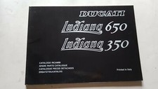Ducati Indiana 350 - 650 1986 catalogo ricambi originale spare parts catalogue