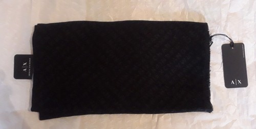 Sciarpa armani exchange nera - sciarpa,