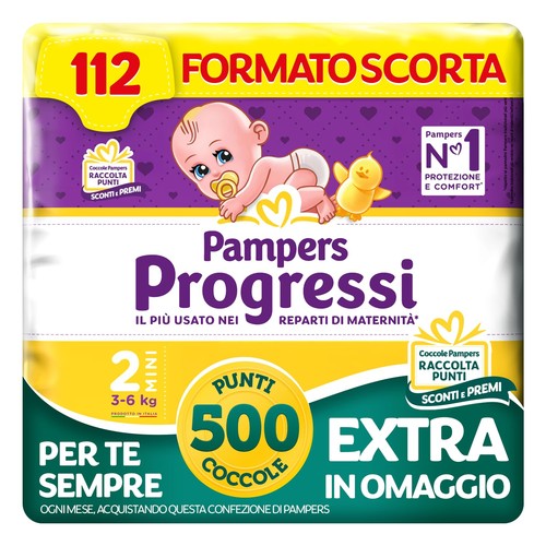 Pampers progressi mini taglia - pampers,