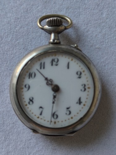 Antico orologio tasca in - ,