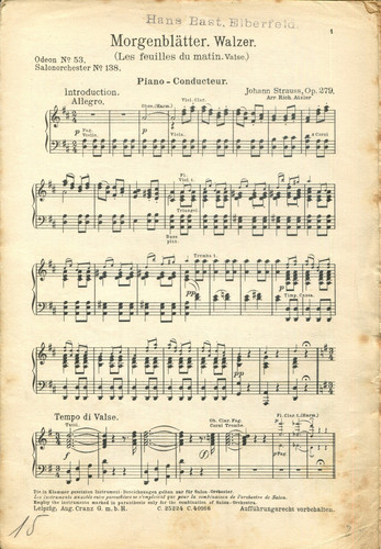 Mattina valzer johann - mattina,, valzer,