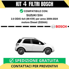 KIT BOSCH 4 Filtri tagliando