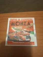 Biglietto gran premio Monza