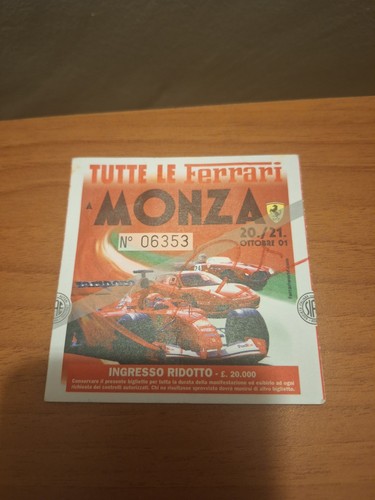 Biglietto gran premio monza - gran,