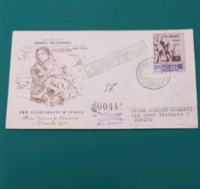 1951 Fdc Venetia Club Rep. di San Marino Busta N° 124: P. A. Pro Alluvionati.