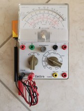 Sre Scuola Radio Elettra Tester Grigio 981 Galvanometro testato OK B 25