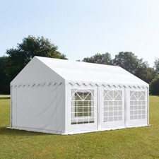 Tendone per Feste 3x6m, Gazebo PVC 700 N, bianco
