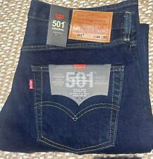 Jeans Levi's 501 originali regular fit blu originale gamba dritta tutte le taglie