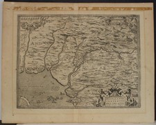 SIVIGLIA ANDALUSIA 1602 ORTELIUS INSOLITA ANTICA MAPPA INCISA RAME ORIGINALE