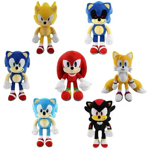 Peluche sonic tails knuckles - tails,