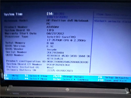 Notebook pavilion dv6 ssd - notebook,
