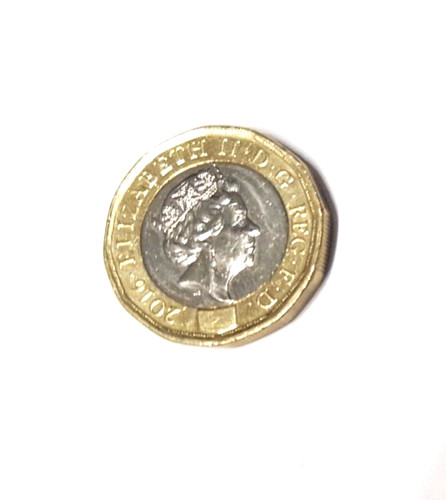 Moneta one pound sterlina - one,