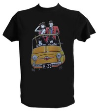 T shirt Lupin III Jigen Goemon Margot Maglietta Cartoni Animati Anni 90