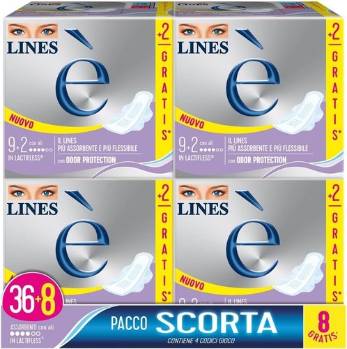 Lines giorno con - con, pacco