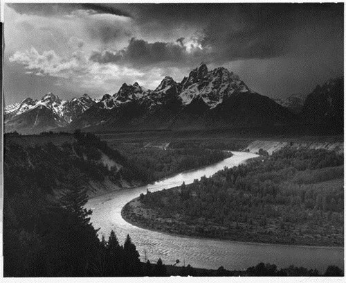 Poster ansel adams fiume - poster,