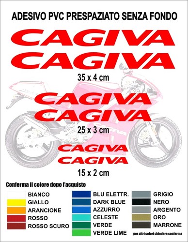 Cagiva adesivi stickers logo - adesivi,
