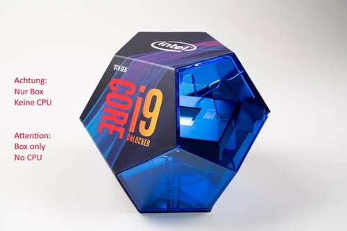 Intel 9900k cubo - cubo, confezione