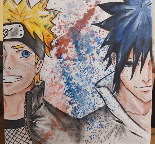 Quadro naruto sasuke - sasuke,