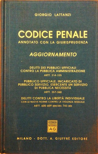 Codice penale giorgio - codice,