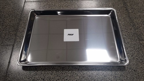 Vassoio inox rettangolare - inox,