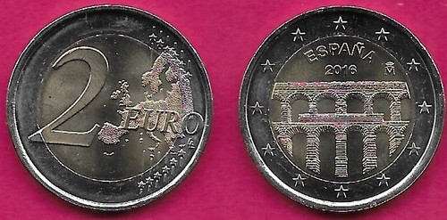Spagna euro 2016 unc - euro, anno