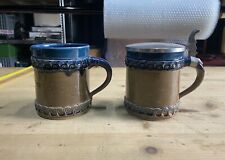 A PAIR OF BJORN WIINBLAD FOR ROSENTHAL TANKARDS X2