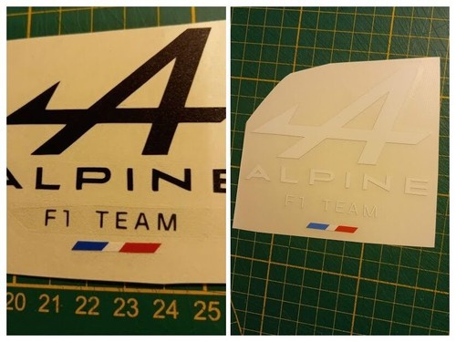 Autocollant alpine team en - f1,
