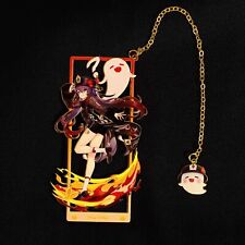 Genshin Impact Hu Tao Segnalibro Metallo Metal Bookmark figure yelan HoYoverse