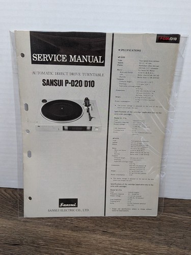 Sansui d20 d10 - sansui, giradischi
