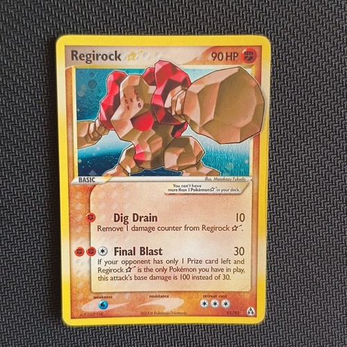 Pokémon regirock gold - regirock, star