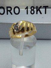 Anello in oro giallo 750 18