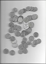 60 CIRCULATED 5 AND 10 LIRE