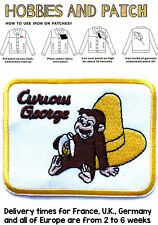 patch Curious George monkey toppa termoadesiva Curioso come scimmiottino iron on
