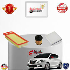 KIT TAGLIANDO 3 FILTRI LANCIA YPSILON II 1.3 MULTIJET 16V 70KW 95CV DAL 2013 ->